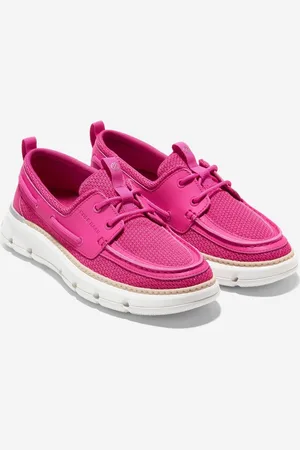 Cole Haan 4.ZeroGrand Regatta Nylon Damesschoenen Pink Peacock/Grey/Optic White