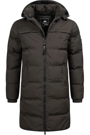 Arctic Heren Gewatteerde Winterparka Donkergrijs