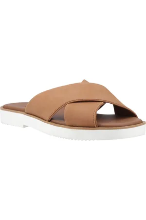 TOMS Mae Crossover Leren Damessandalen