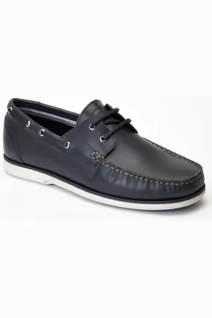 Base London Stern Leer Heren Bootschoenen