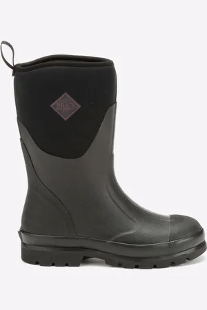 Muck Chore Classic Short Zwarte Regenlaarzen