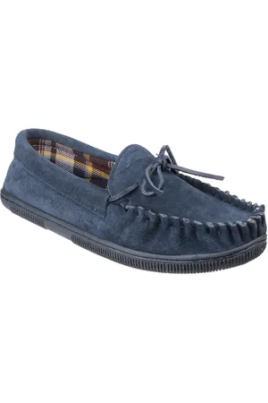 Cotswold Outdoor Alberta Suède Heren Pantoffels In Marineblauw
