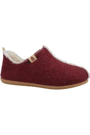 Hush Puppies Goed Gerecycled RPET Polyester Vrouwenpantoffels Bourgondië