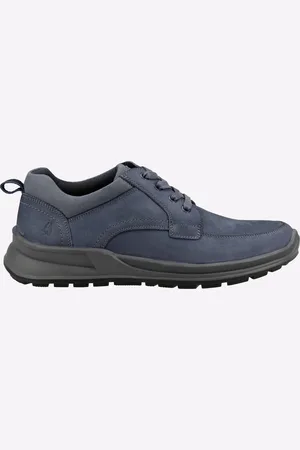 Hush Puppies Adam Nubuck Heren Marineblauwe Veterschoenen