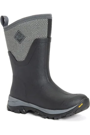 Muck Muck Laarzen Arctic Ice Mid AGAT Rubber /Grijs Geometrische Wellington Laarzen