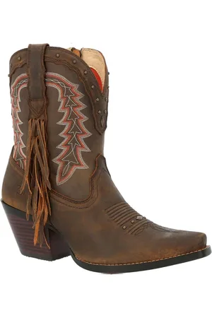 Durango Crush Leder Vrouwen Pecan Laarzen