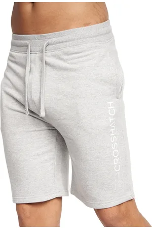 Crosshatch Heren Bengston Shorts (Grijze Mergel)