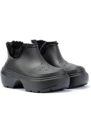 Crocs Stomp Gevoerd Kort Dames Laarzen