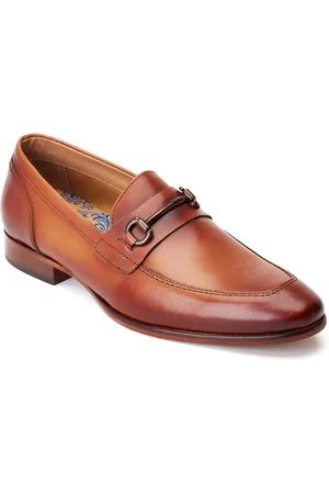 Base London Russo Leren Herenpantoffels Burnt Tan