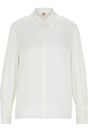 HUGO BOSS Dames Benea Regular-Fit Blouse in