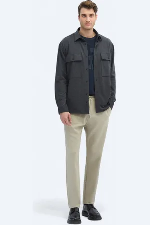 Kip Effen oversized fit casual overhemd van katoenmix