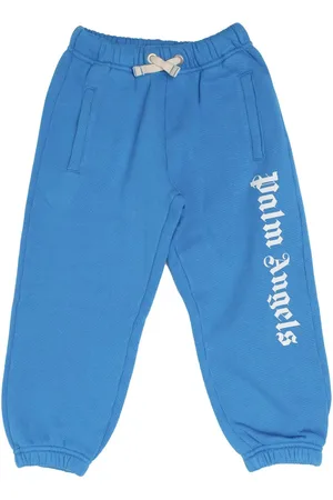 Palm Angels Juniors Classic Over Logo Sweatpants voor jongens in lichtblauw