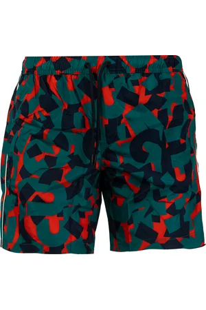 Bikkembergs Herenstrand boxer medium boardshort fantasie
