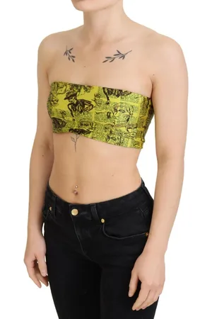 John Galliano Bedrukte Bandeau Top