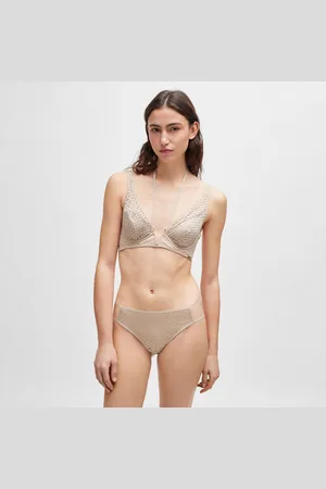 HUGO BOSS Damesbeha Monogram Kanten Triangle in
