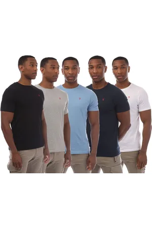 Farah Heren Genero 5 Pack T-shirt in Multi kleur