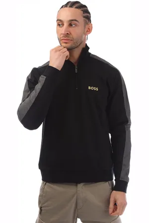 HUGO BOSS Heren Quarter-Zip Track Jacket in