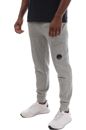 C.P. Company Herenbroek Diagonal Raised Fleece Lens Sweatpants in