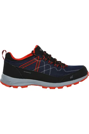 Regatta Heren Samaris Lite II Laag Wandelschoenen (Maanlicht denim/oranje)
