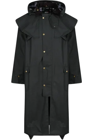 Regatta Heren Cranbrook Waterdichte Wax Jas (Donkere Khaki)