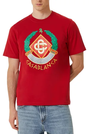 Casablanca Crest bedrukt logo T-shirt