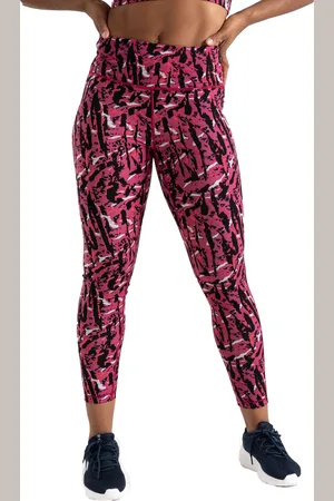 Regatta Dames/Dames Influential Zebraprint Gym Legging (Neonroze)