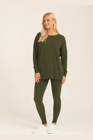 Gini London Borstelgevoerd Katoenen Leggings