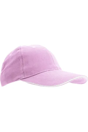 Sols Unisex Buffalo 6 Paneel Baseballpet (Flitsroze/Wit)