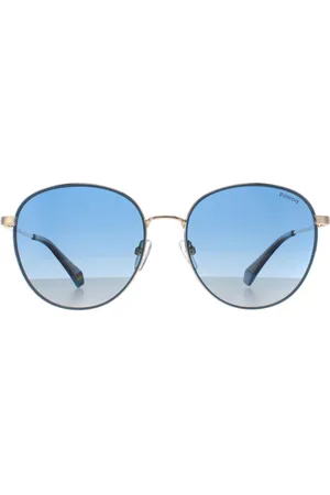 Polaroid Ronde Unisex Blauw Blauw Gradiënt Gepolariseerd PLD 6215/S/X
