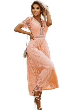 Azura Exchange Dames Fill Your Heart Kanten Maxi Jurk in