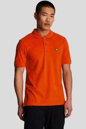 Lyle & Scott Heren Lyle And Scott effen poloshirt in
