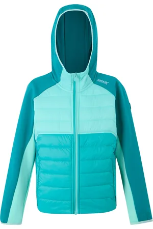 Regatta Kinder/Kids Kielder IX Hybride Jas (Turkoois/Aruba Blauw/Exotische Pluim)