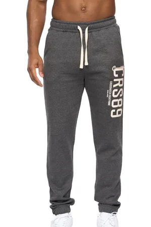Crosshatch Heren Ellsworth Jogging Broek (Charcoal Marl)