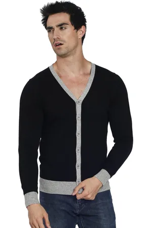 William De Faye Gilet met knopen in twee kleuren