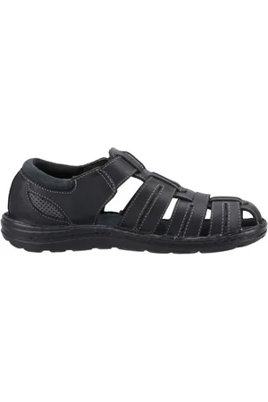 Hush Puppies Heren Albert Fisherman Leren Sandalen