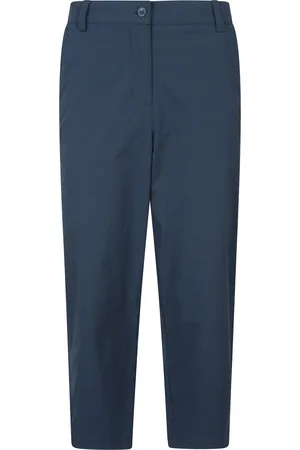Mountain Warehouse Dames Delta Stretch Capri Broek (Marineblauw)