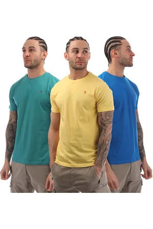 Farah Heren Jeston 3 Pack T-Shirts in Multi kleur