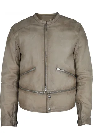 Golden Goose Leren jas Nude