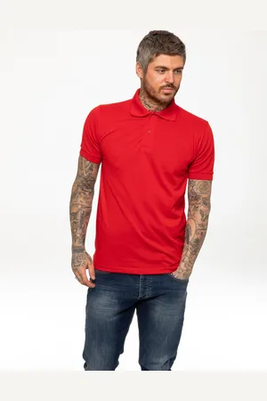 Enzo Kruze Heren Polo T-shirts met Korte Mouwen