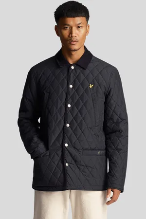 Lyle & Scott Heren gewatteerde jas in marineblauw