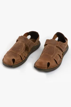 Josef Seibel MAVERICK 01 Heren Leren Sandalen Kastanjebruin