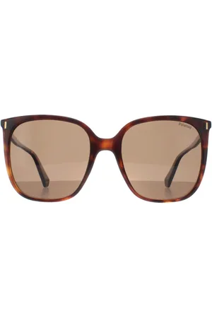 Polaroid Square Dames Havana Brons Gecoat PLD 6218/S