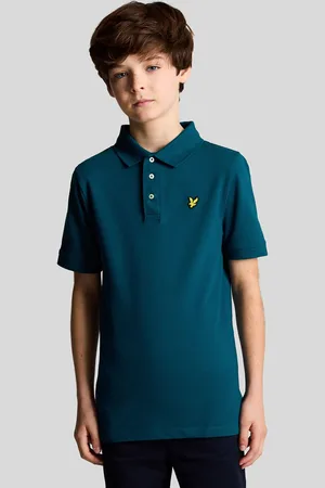 Lyle & Scott Lyle And Scott Juniors Effen Jongens Poloshirt in
