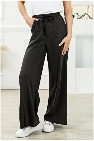 Azura Exchange Dames Retro Wijde Pantalon in