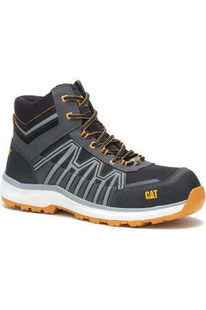 Caterpillar Charge PU/Mesh/TPU Zwarte/Oranje Wandelschoenen