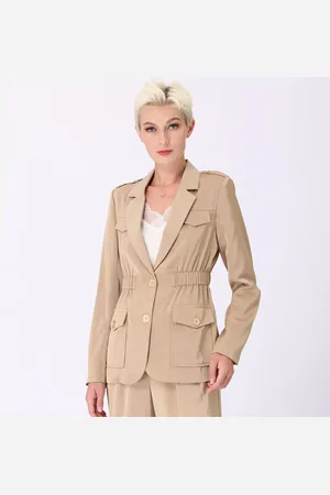 Smart & Joy Safari blazer met gather taille