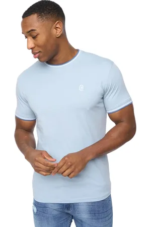 Crosshatch Heren Shellworth T-Shirt (Lichtblauw)