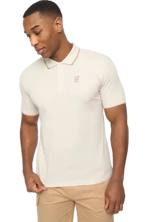 Crosshatch Heren Utilate Polo Shirt (Licht Steen)