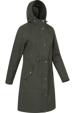 Mountain Warehouse Dames/Womens Forest Waterdichte Jas (Khaki Groen)