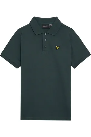 Lyle & Scott Lyle And Scott Juniors effen jongenspoloshirt in